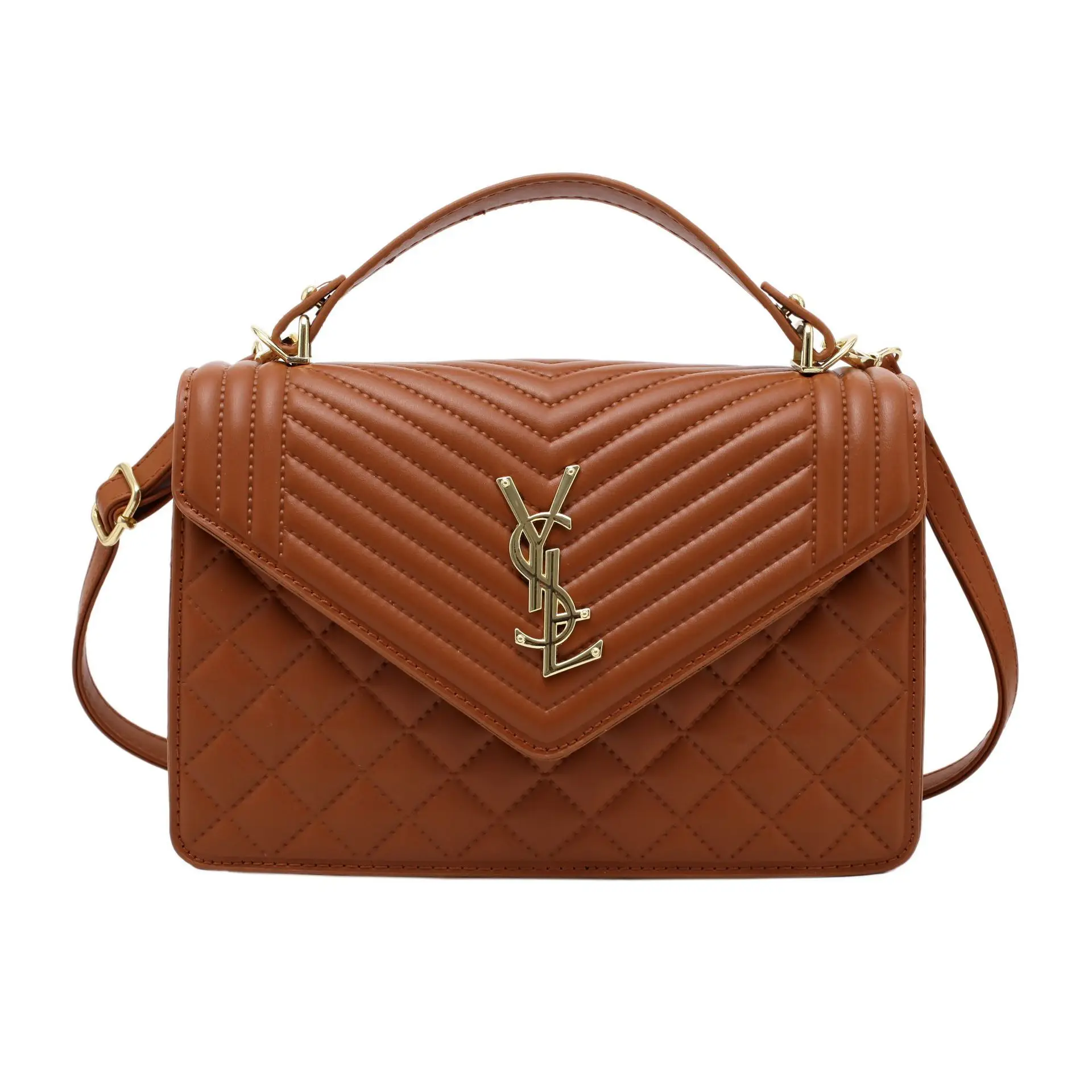 

2021American retro women's handbag network red tide women's bag PU small square bag one-shoulder bag chain oblique cross bag