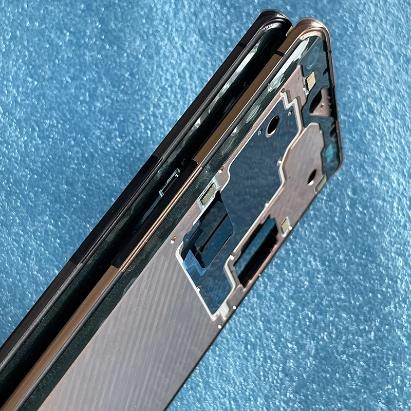 

6.7'' Original For Oppo Find X2 Pro CPH2025 PDEM30 Front Lcd Bezel Frame+Middle Battery Housing For Oppo Find X2Pro Middle Frame
