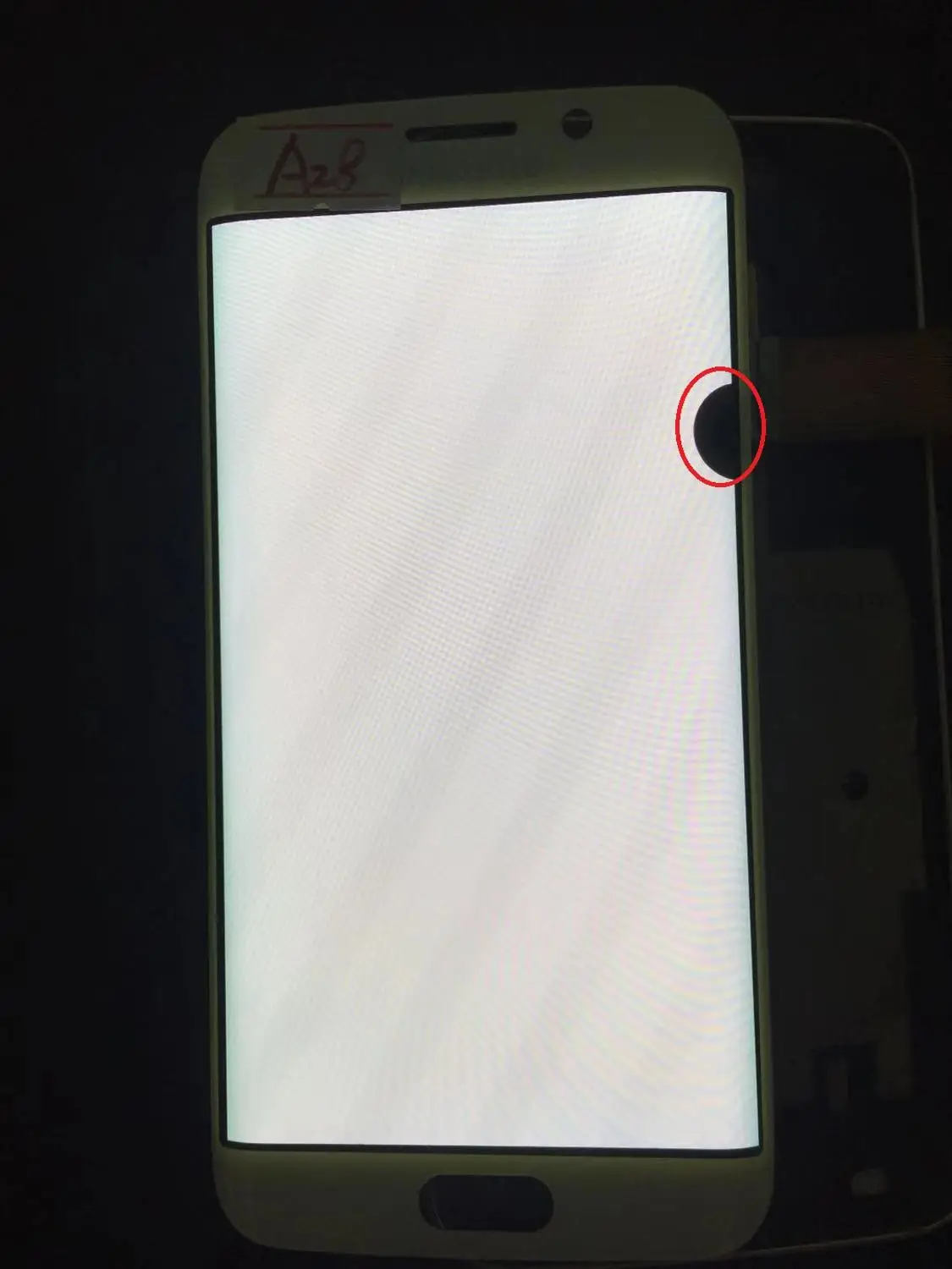 NO.A28 white Для samsung Galaxy S6 Edge lcd G925 G925F SM-G925F дисплей сенсорный экран дигитайзер в сборе для samsung S6 Edge lcd - Цвет: NO.A28 white