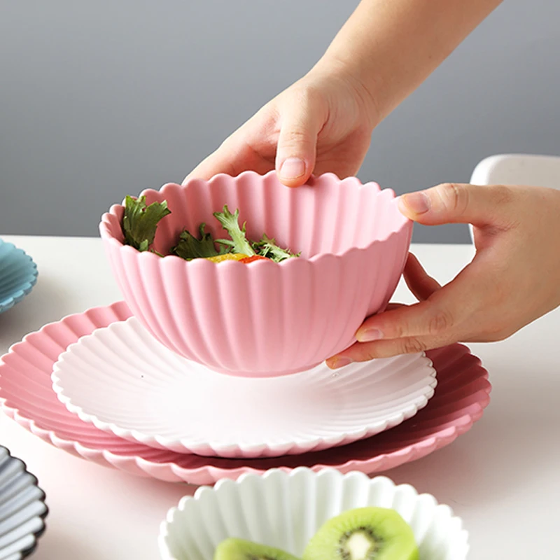 MUZITY Керамическая Тарелка фарфоровая тарелка в форме цветка десертное блюдо