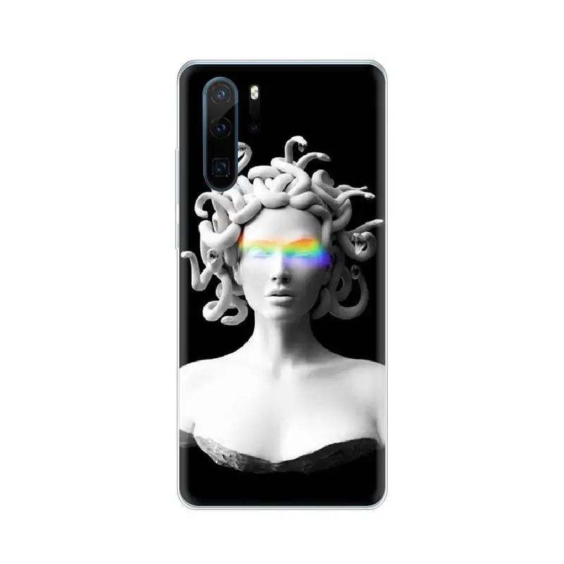 Художественный чехол для телефона Medusa David Huawei P8 P9 P10 P20 P30 Pro Lite smart Z 2017 2019 | Мобильные