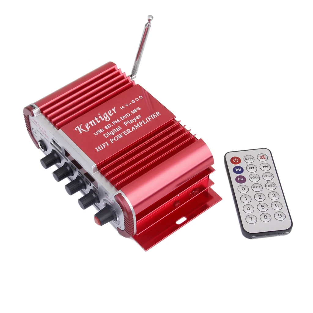 DC12V hi-fi MP3 Усилитель мощности с USB SD/MCC портом дистанционного управления для