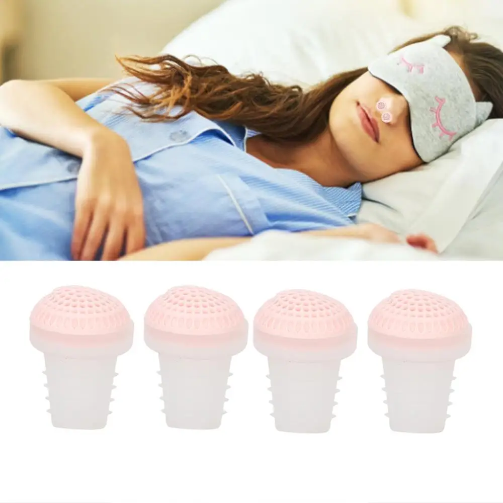 

Mini Silicone Snoring Stopper Helps Relieve Sleep Prevent Snoring Air Purifier Nose Breathing Assist Nasal Dilator Household New