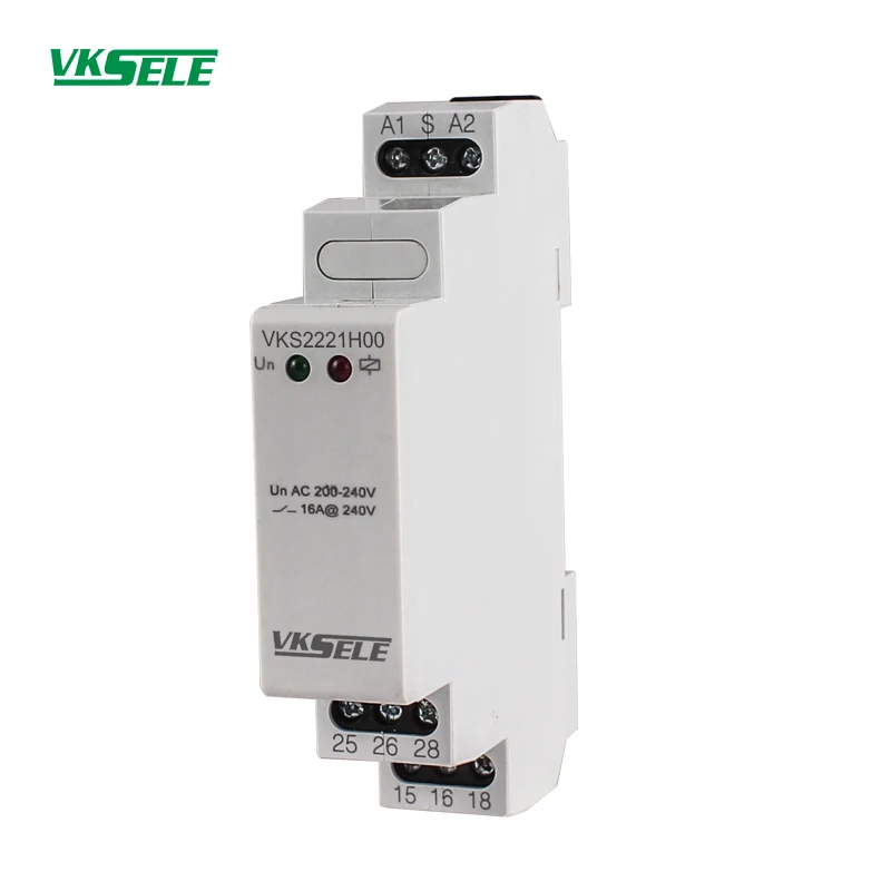 

VKS2221 5A DPDT Type VKS2 Series 12V 24V 110V 220V Step Relay Timer