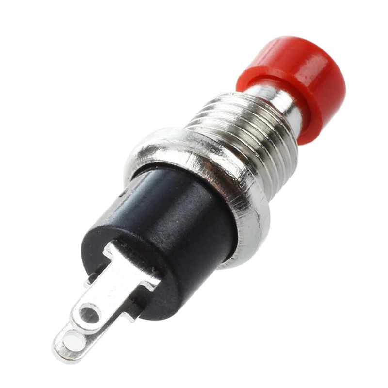 5x2 Pin SPST OFF/(On) N/O красный круглый Мгновенный кнопочный переключатель 1A 250V AC |