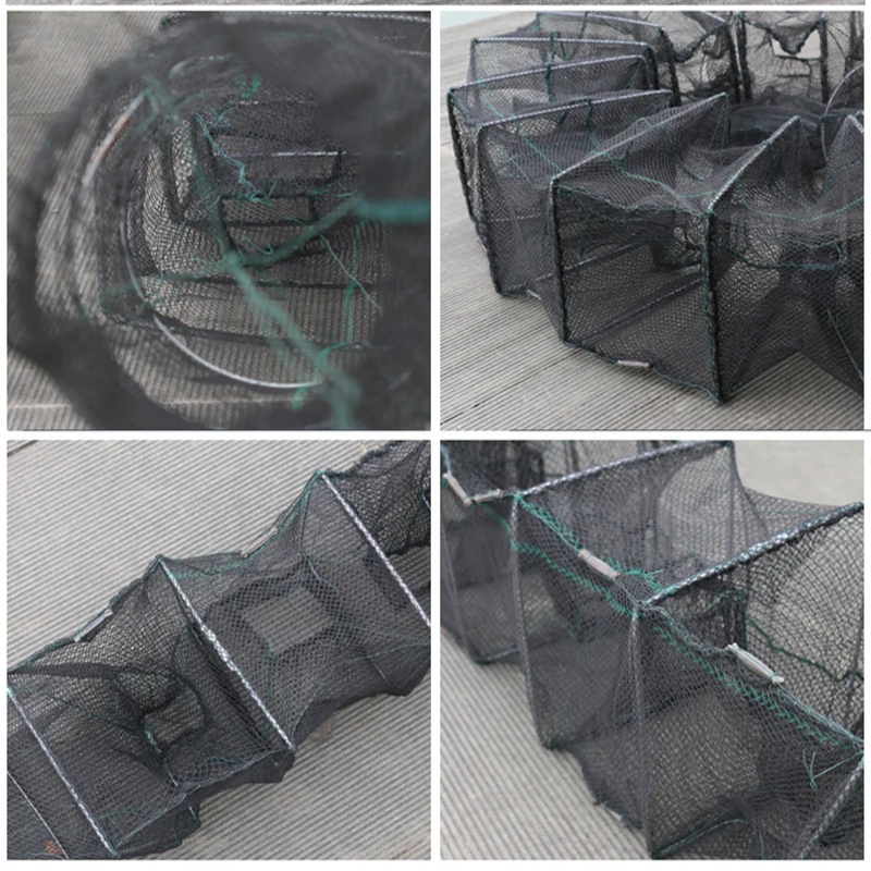 Складная Клетка Lawaia черная клетка для креветок рыболовные сети ловушка ловли