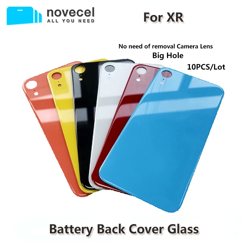 Задняя крышка батарейного отсека для iphone XR 10 шт./лот задняя корпуса Замена задней