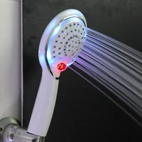 hand shower led handheld shower head with temperature digital display 3 colors change water powered led shower sprinkler