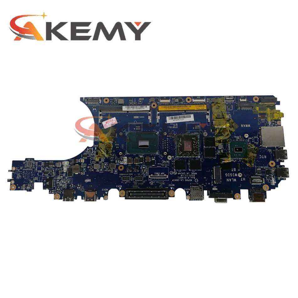 Оригинальная материнская плата для ноутбука DELL Precision 3510 I5-6300HQ ADP80 LA-C841P 0GPDT3 CN-0GPDT3