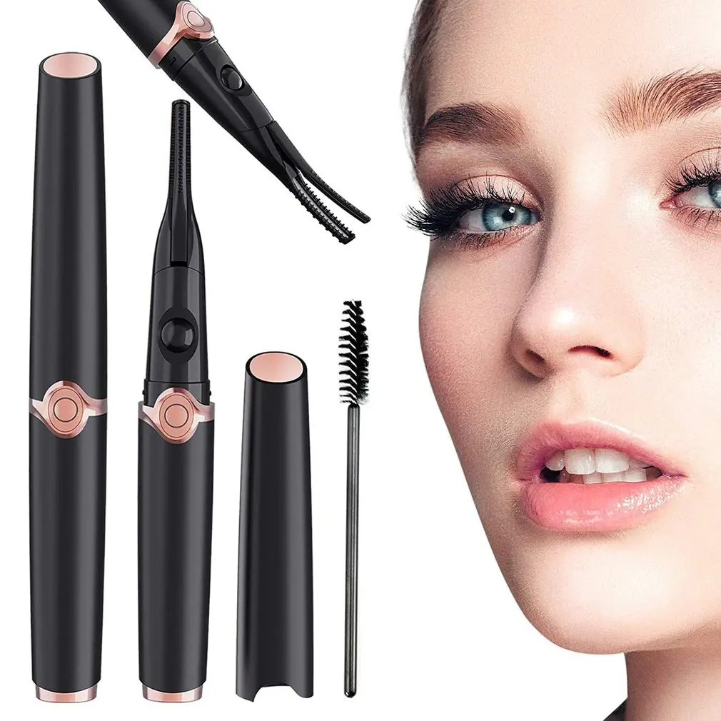 

2 In 1 Double-Sided Heated Eyelash Curler Rechargeable Electric Heated Lash Curler With 3 Gears Eye Beauty Makeup Tools