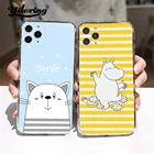 Милый точный чехол для телефона с отверстиями для iPhone 11 Pro Max 12 13 Pro Max MiNi 7 8 Plus X XS Max XR SE 2020 SE2, мягкий чехол