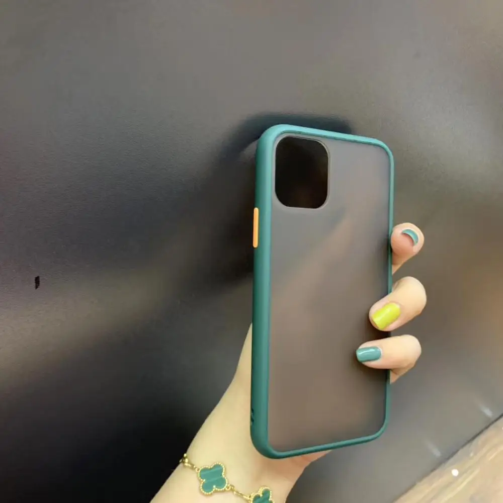 Кожаный чехол для телефона iPhone 6S 7 8Plus X XR XS Max i11 Pro max Мягкая матовая задняя крышка