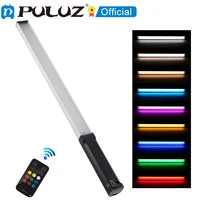 puluz rgb handheld led light wand rechargeable photography 9 colors light stick 12 brightness levels 1000 lumens 3200 5600k