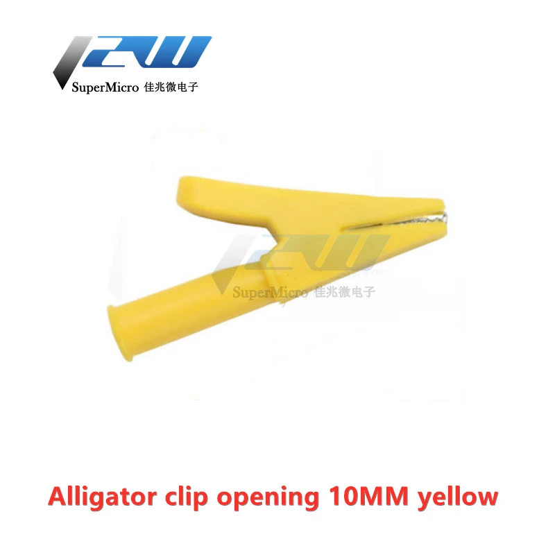 Зажим для аккумулятора из чистой меди клипса крокодил среднего размера с