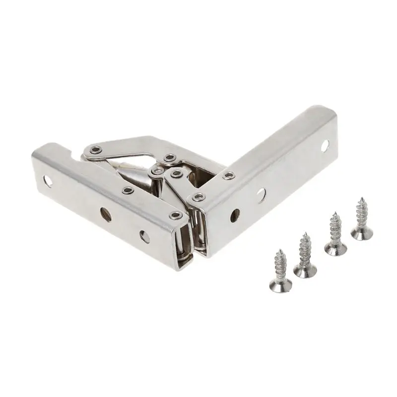 

90 Degree Folding Door/Shelf Hinge Hidden Bracket Table Holder Furniture Parts