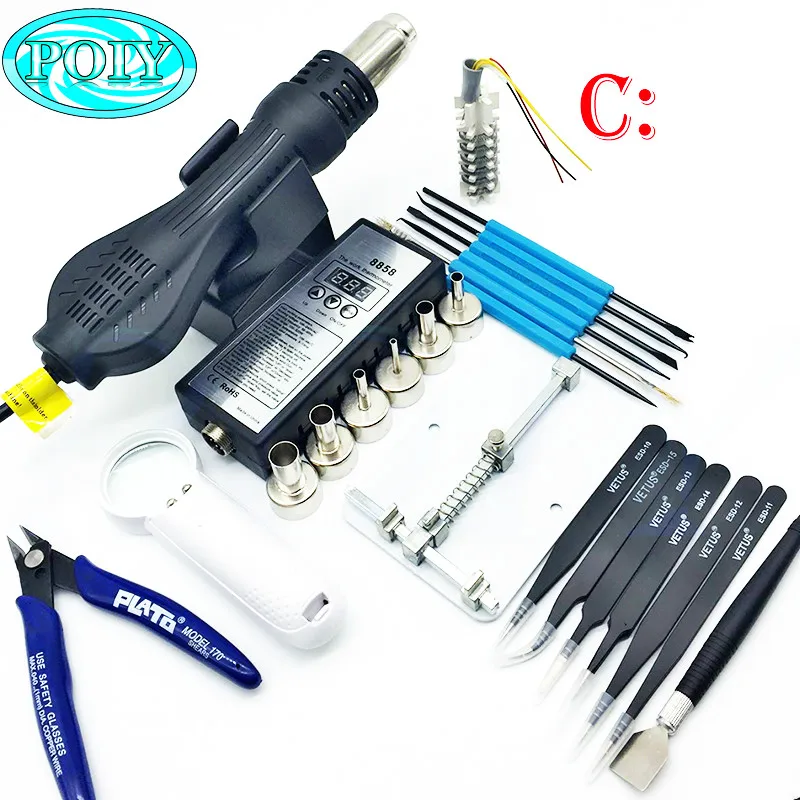 Многокомбинированная Высококачественная Портативная паяльная станция BGA 220 В