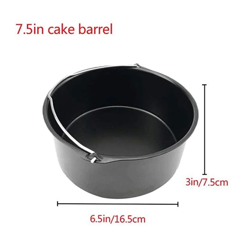 Набор аксессуаров для воздушной фритюрницы 7 дюймов 6 шт сковорода Для Выпечки