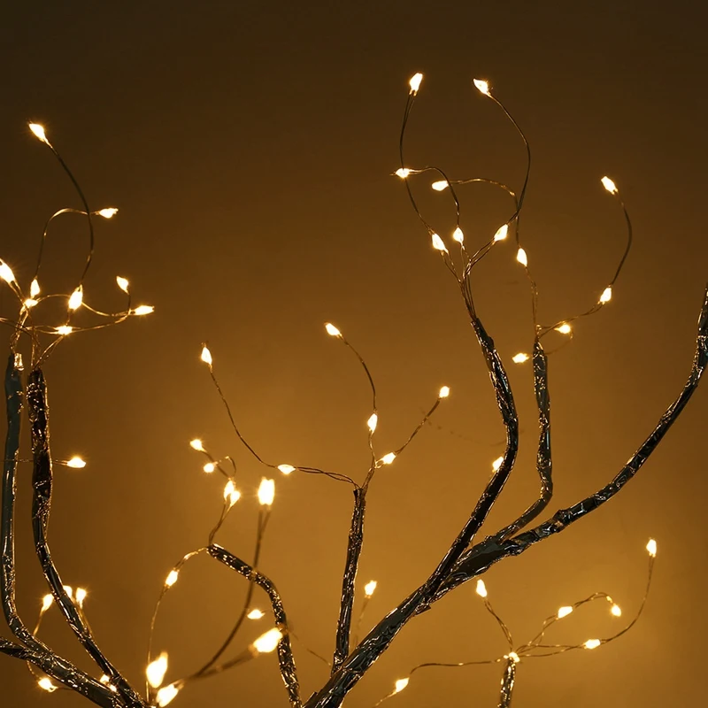 108 светодиодов настольный светильник карликовое дерево белые ветви Гипсофилы s