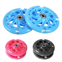 120mm kids children scooter replacement wheels led lights flashing wheels w abec 7 bearings for baby swing car wheel