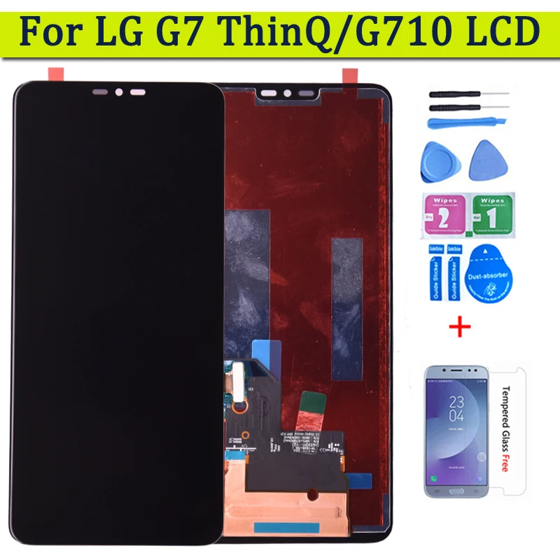 

Display For LG G7 G710EM G710PM G710VMP G710TM G710N G710VM LCD Touch Screen Digitizer Assembly For LG G7 ThinQ G710