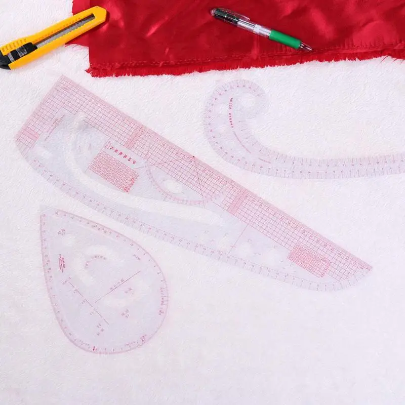 6 шт./компл. DIY многофункциональная линейка для шитья лоскутного рисования изгиба