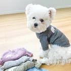 Новинка 2021, удобная рубашка для собак, домашняя одежда для собак, жилет с маленьким белым медведем, Костюм Тедди бишон