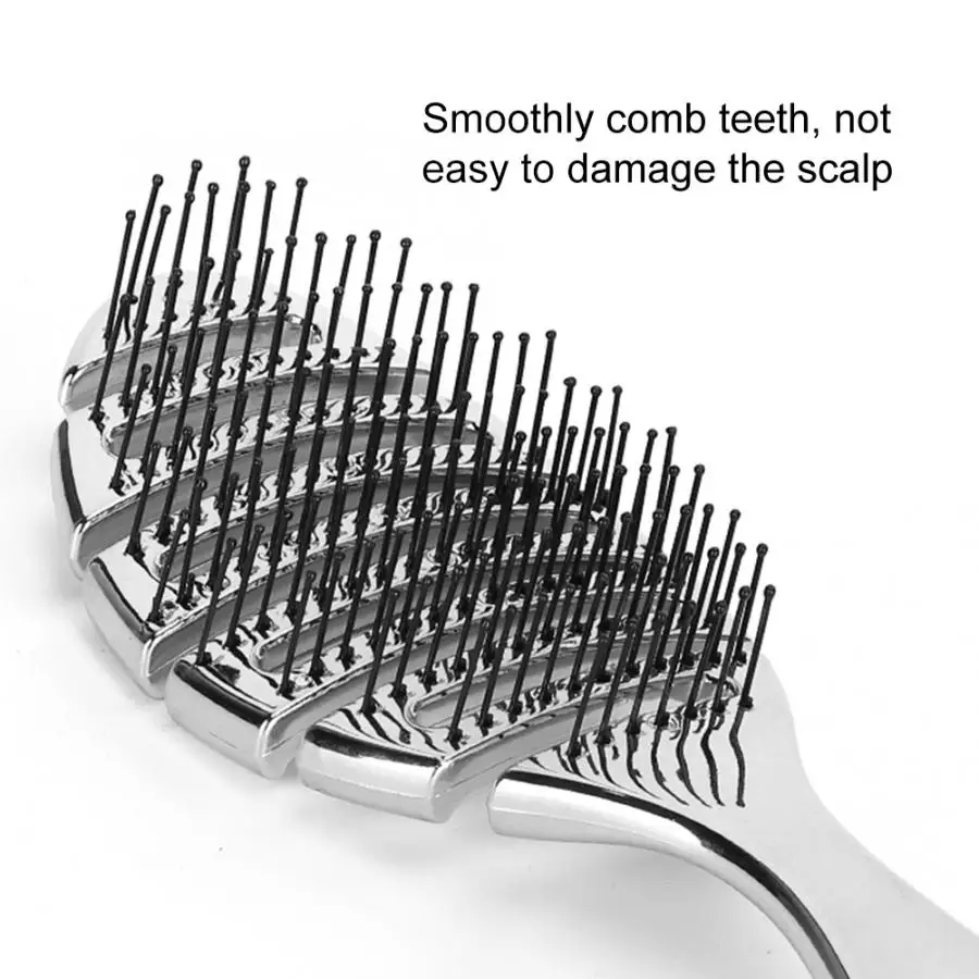 Винтажная масляная голова расческа для волос массаж кожи головы Женская влажная