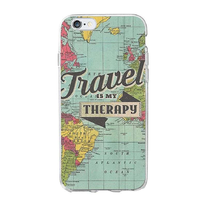 

World Map Travel Transparent Soft Shell iPhone12 12 Pro 11 11Pro 11ProMax 8Plus X XSMAX