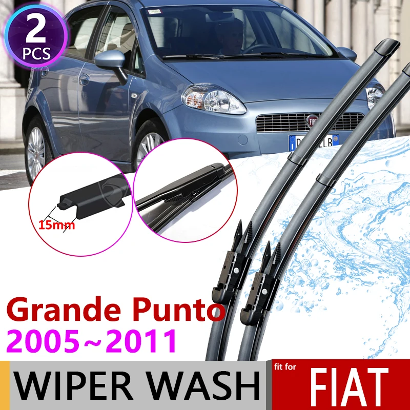 

for Fiat Grande Punto 2005~2011 2006 Car Wiper Blades Front Windscreen Windshield Wipers Car Accessories 2007 2008 2009 2010