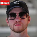 Солнечные очки RBRARE в стиле стимпанк мужские, роскошные винтажные брендовые дизайнерские солнцезащитные, в стиле ретро, в стиле стимпанк