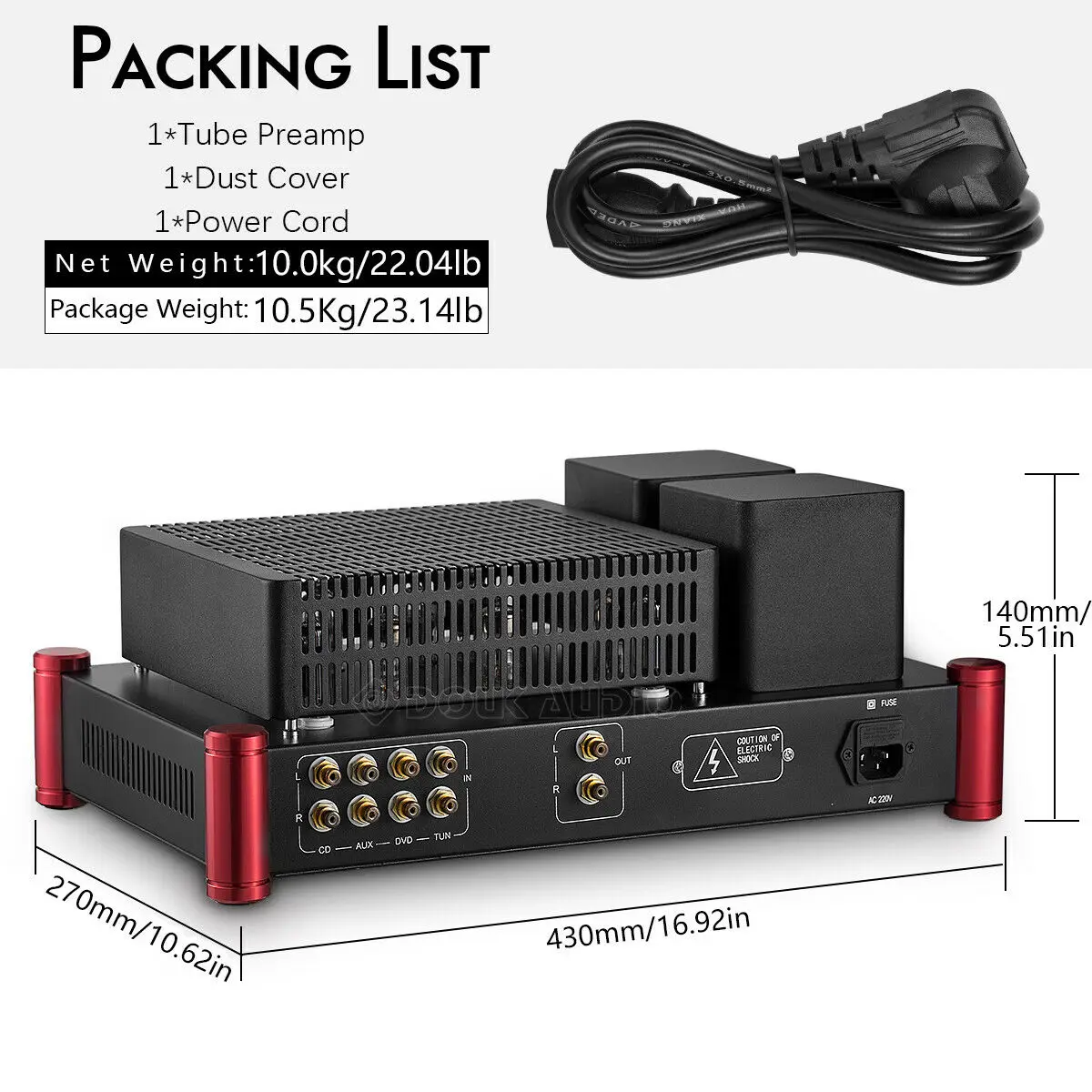 Высокоточный 12AU7 вакуумный трубчатый предусилитель желчи цепь Hetian Shioji домашний