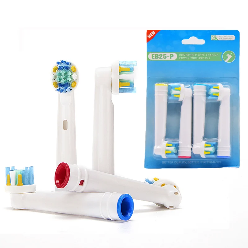 EB25-P 8 шт. Замена головка электрической зубной щетки EB17-P EB18-P EB20-P EB25-P EB28-P EB50-P для полости рта и BI круглый Электрический Зубная щётка - Цвет: EB25-P