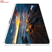 ocean rock large mouse pad is suitable for desk pad eye protection comfortable non slip computer game player pad rubber csgo