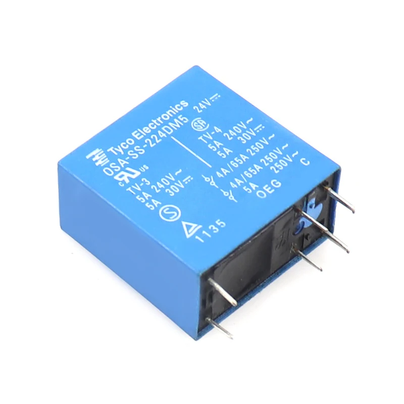 OSA-SS-224DM5 pcb реле 24VDC реле 2NO 6-pin 5A заменить FTR F4AK024T