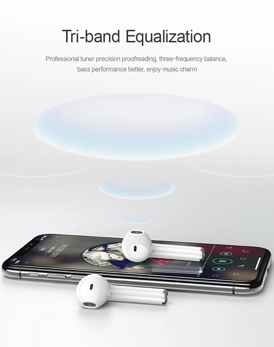 USAMS Bluetooth наушники для iPhone samsung Xiaomi наушники, LQ TWS беспроводные Bluetooth наушники для iPhone