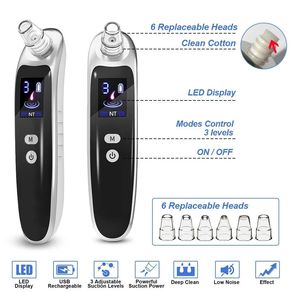 Очищение лица носа акне черная точка экстрактор для удаления черных точек