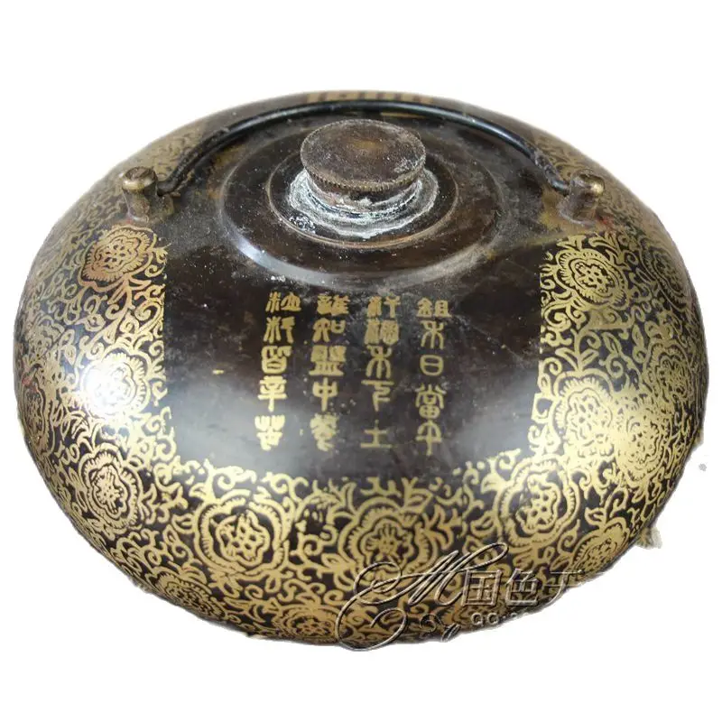 

Chinese Old Bronzes, , Eight Treasure Pot, Warm Hand Pot