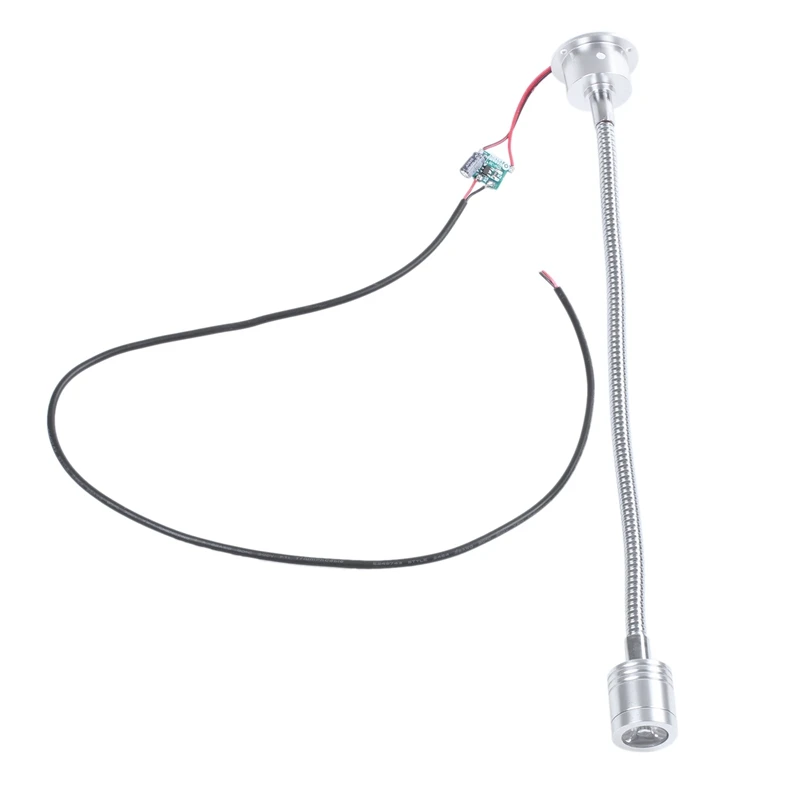 

3W DC 12V-24V flexible LED spot lamp office lamp, white