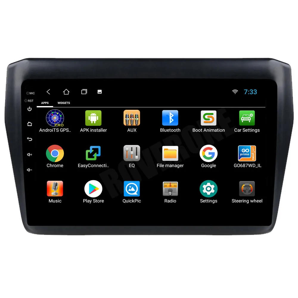 RoverOne автомобильный мультимедийный плеер Android 10 для Suzuki Swift 2018 Авторадио Bluetooth