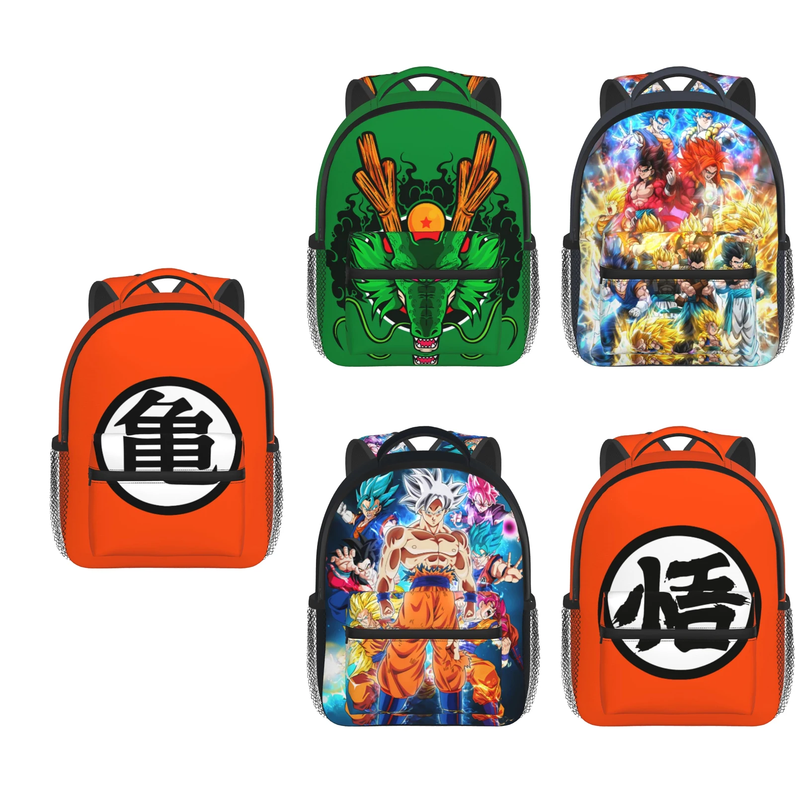

Детский рюкзак Goku Kakarot 12 дюймов, удобный Дошкольный рюкзак с регулируемыми ремнями и сетчатым карманом для бутылки