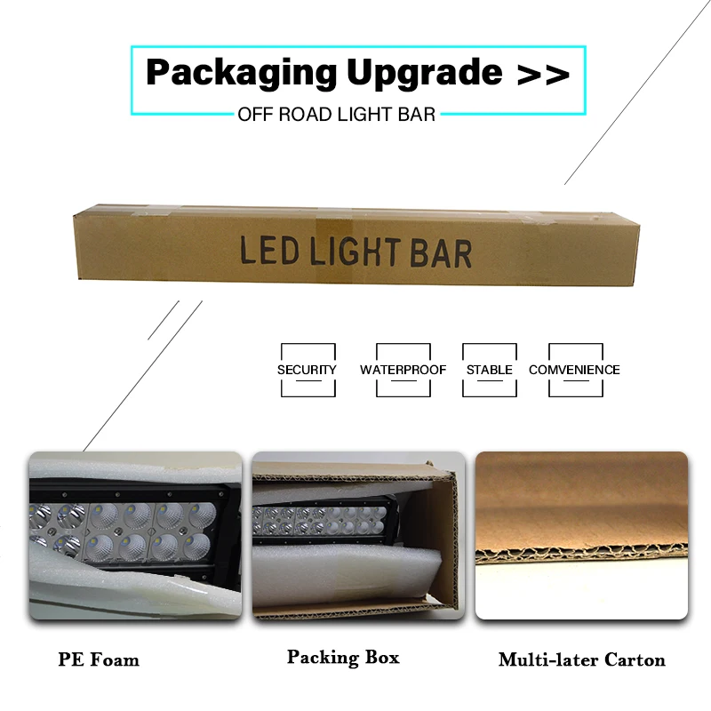 Противотуманные фары Willpower ультратонкая изогнутая светодиодная балка 22 дюйма 32 42