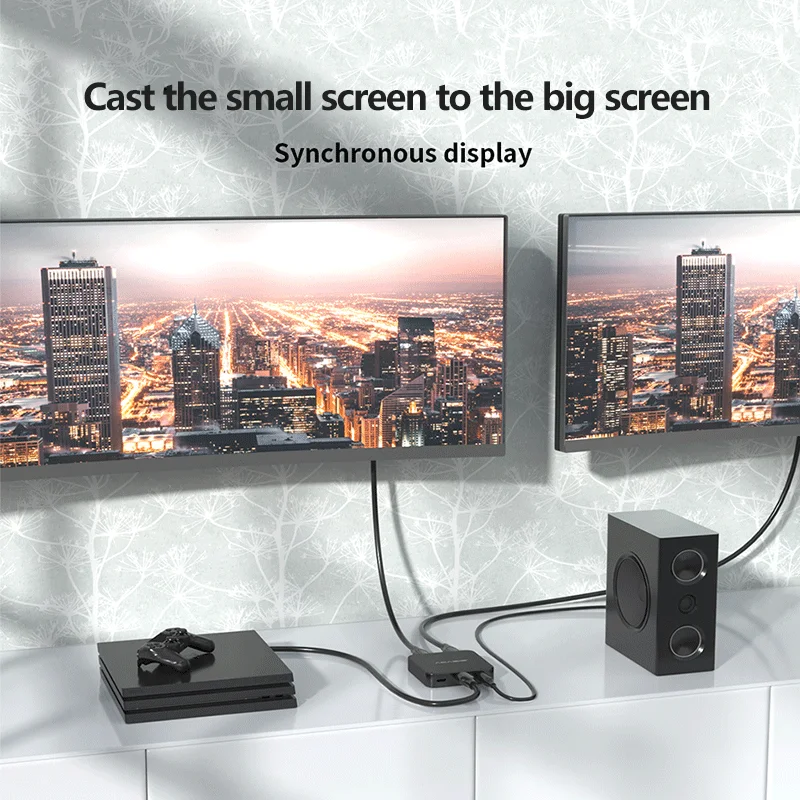 Acasis HDMI совместимый аудио сепаратор Hdmi в + Аудио конвертер выход усилитель динамик