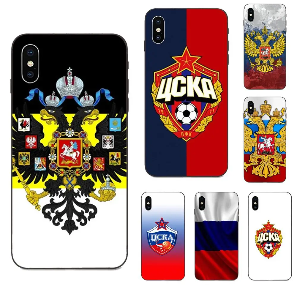 Силиконовые России эмблема флага Futbol для Huawei Mate 9 10 20 P8 P9 P10 P20 P30 Lite Mini играть Pro P smart
