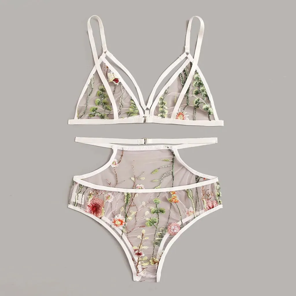 Модный женский сексуальный кружевной бюстгальтер бесшовный комплект без