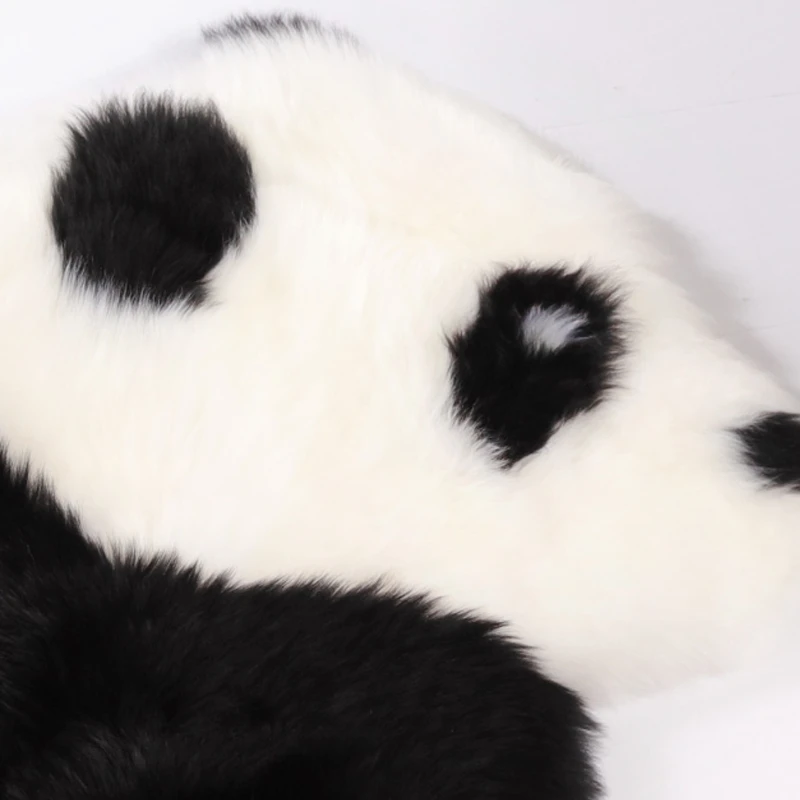 

Creative Cartoon Koala Plush Floor Mat Home Living Room Imitation Fur Rug Animal Modeling Area Rug Children's Room Furry Rug