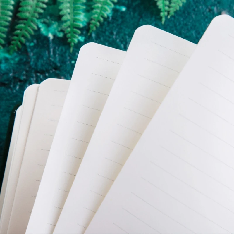

B6 Innovative Tri-fold Notebook Suede Diary Notepad Traveler Journal Planners