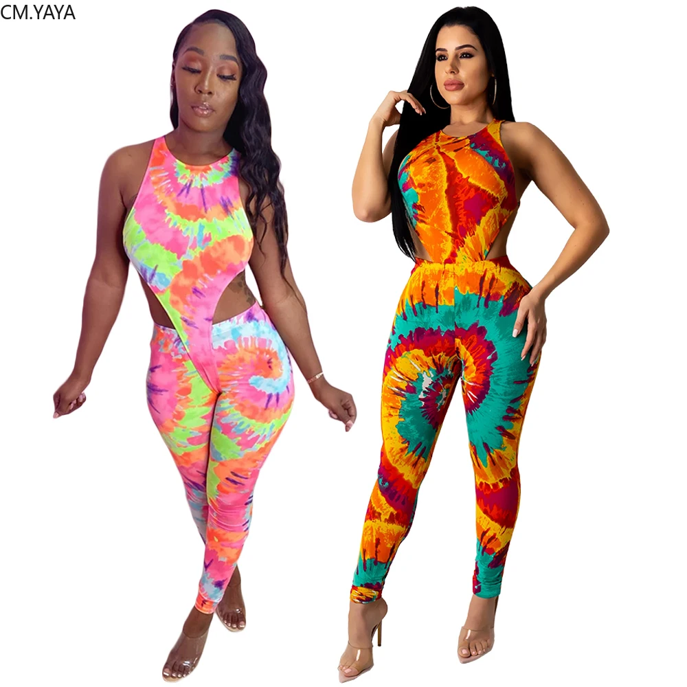 Женский спортивный костюм с принтом в виде галстука красителя на лето 2020 боди +