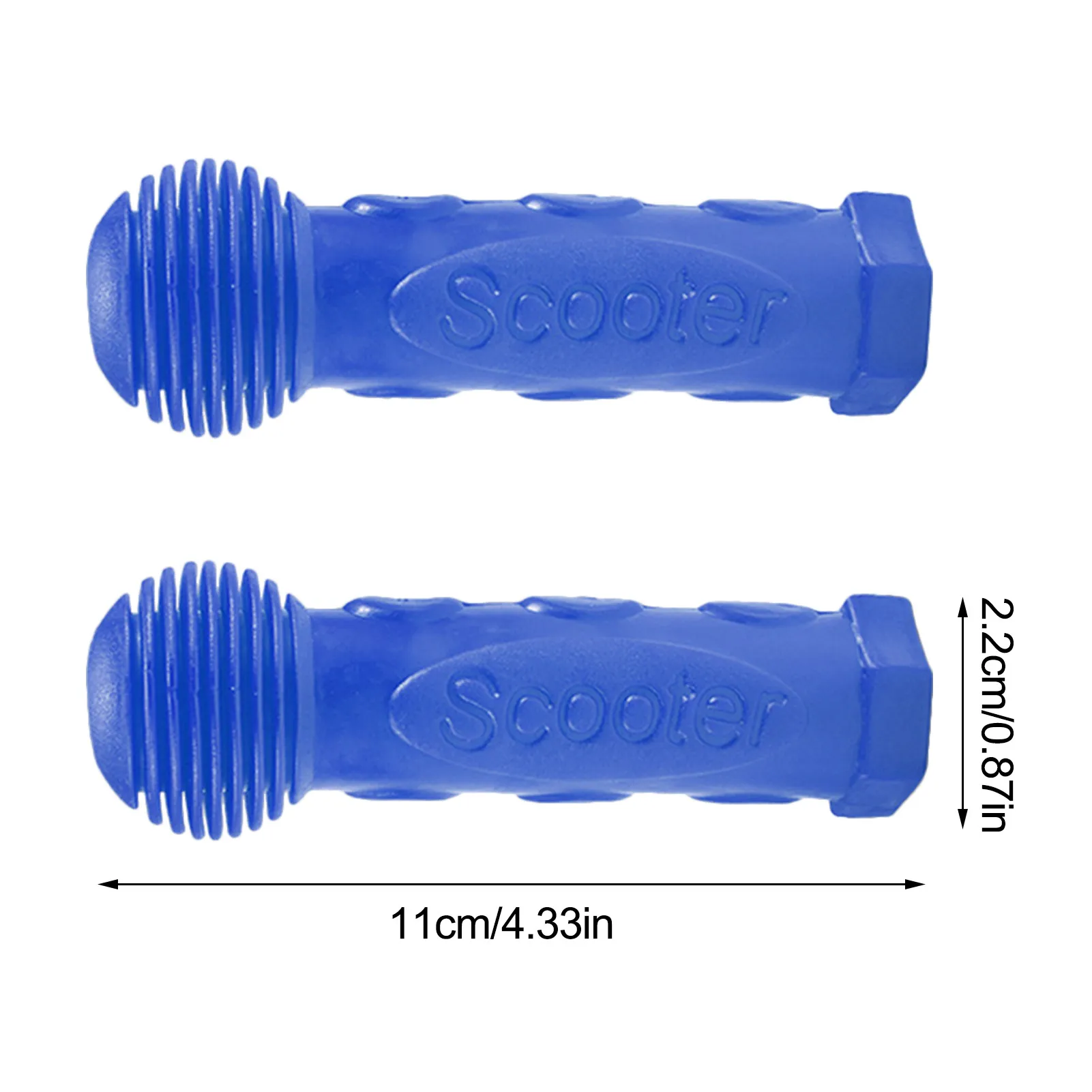 

Rubber Grip Handle Bike Handlebar Grips Cover Anti-skid Bicycle Tricycle Skateboard Scooter For Child Kids