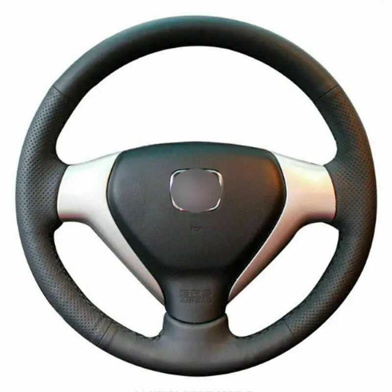 

Кожаный чехол на руль для Honda Old City Fit джазовый топ с ручной строчкой