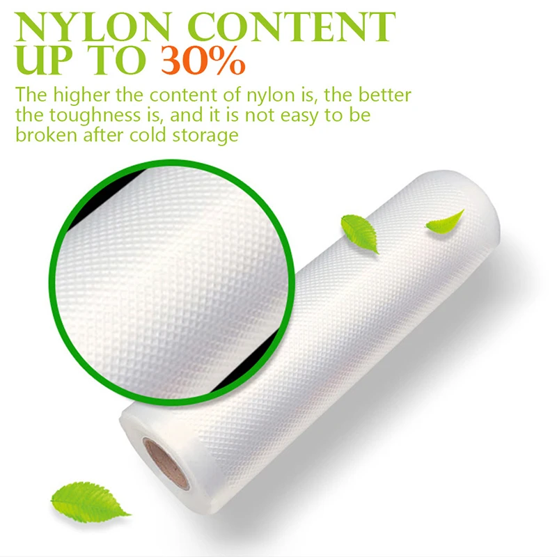 

Reticulated Suction Packaging Bag Vacuum Machine Sealing Bags Food Preservation Roll Bags Kitchen Spices Seasoning Storage Bags